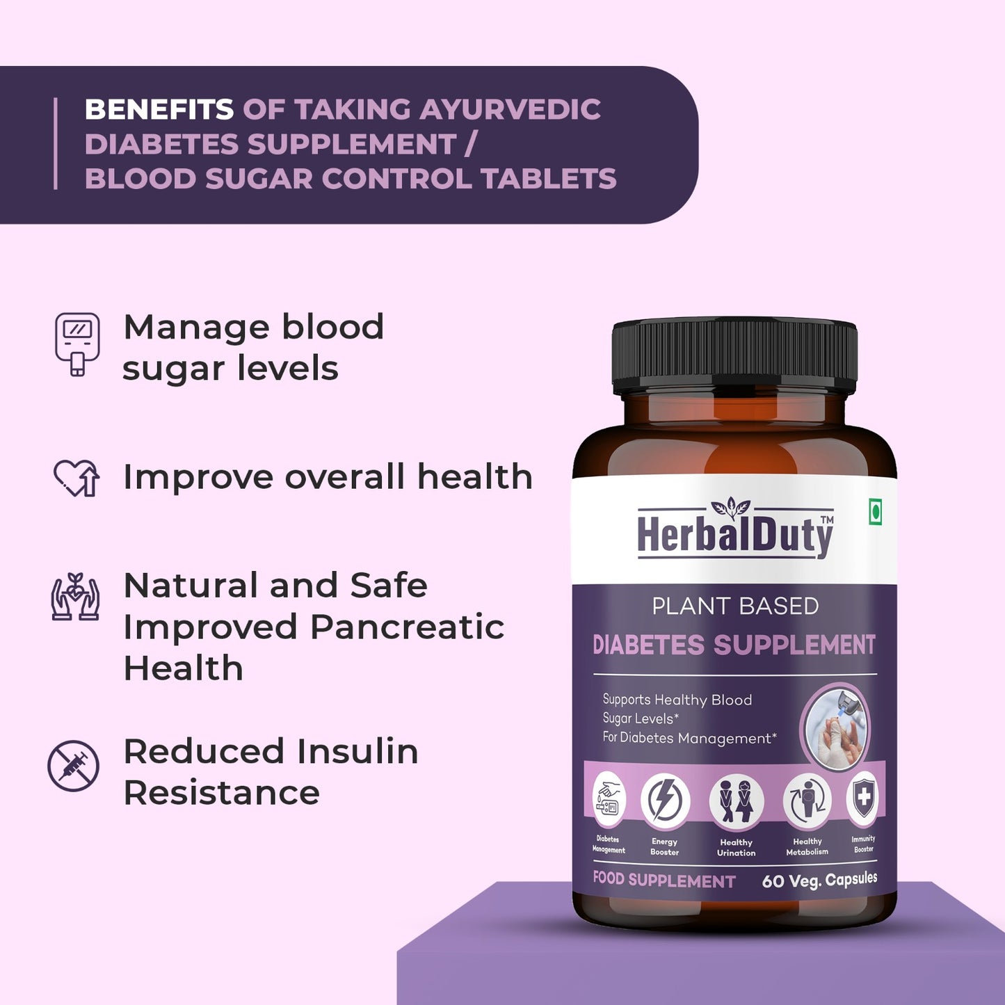 Diabetes Supplement / Blood Sugar Control